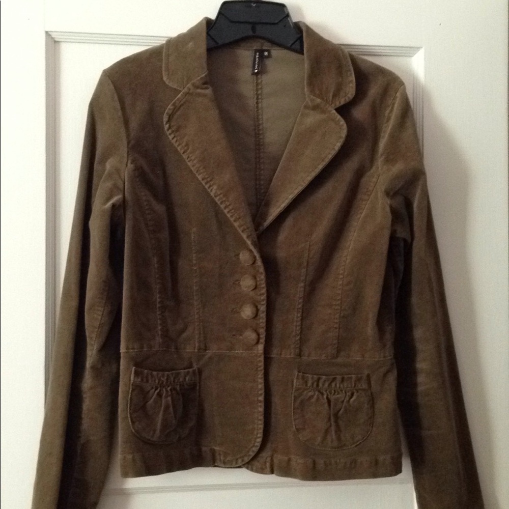 Fitted Velvet Blazer